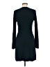 Theory Solid Black Casual Dress Size M - photo 2