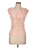 Willi Smith Pink Short Sleeve Top Size L - photo 1