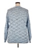 Unbranded Metallic Blue Pullover Sweater Size 3X (estimated) - photo 2