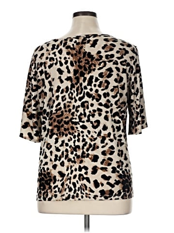 Susan Graver 3/4 Sleeve Blouse (view 2)