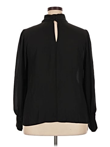ELOQUII Long Sleeve Blouse (view 2)