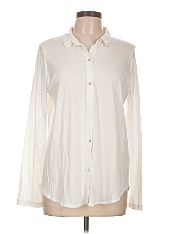 Eileen Fisher Long Sleeve Button-Down Shirt (view 1)