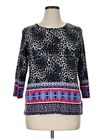 Rafaella 3/4 Sleeve Top (view 1)