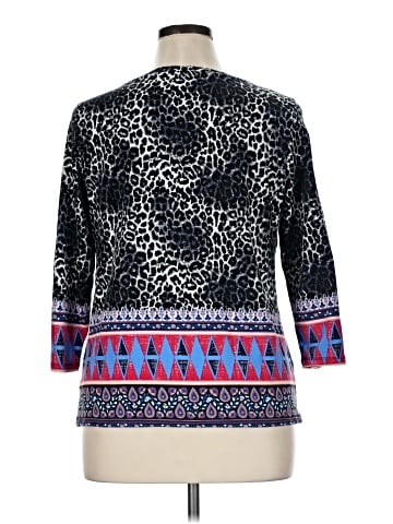 Rafaella 3/4 Sleeve Top (view 2)