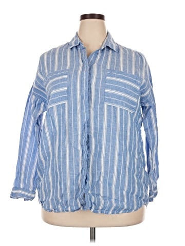 J.Jill 3/4 Sleeve Button-Down Shirt (view 1)