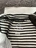 Baby Gap 100% Cotton Stripes Gray Sweatpants Size 6-12 mo - photo 3