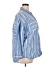 J.Jill 100% Linen Stripes Blue 3/4 Sleeve Button-Down Shirt Size 3XEstimated - photo 4