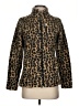 Calvin Klein 100% Polyester Animal Print Brown Jacket Size S - photo 1