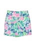 Lilly Pulitzer 100% Cotton Tropical Blue Shorts Size 10 - photo 2