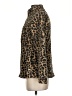 Calvin Klein 100% Polyester Animal Print Brown Jacket Size S - photo 5