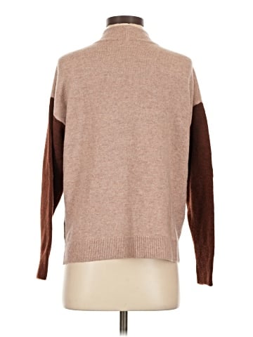 Madewell Redmond Mockneck Pocket Sweater in Colorblock (view 2)