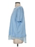 Cos 100% Cotton Blue Short Sleeve Top Size S - photo 5