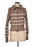 Pink Rose Brown Cardigan Size M - photo 1
