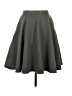 Comme Toi 100% Polyester Chevron-herringbone Gray Formal Skirt Size S - photo 2