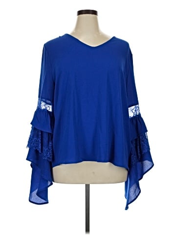 Umgee 3/4 Sleeve Blouse (view 1)