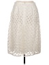 J.Crew Chevron-herringbone Ivory Formal Skirt Size 8 - photo 2