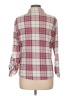 Just Be... Plaid Pink Long Sleeve Blouse Size L - photo 2
