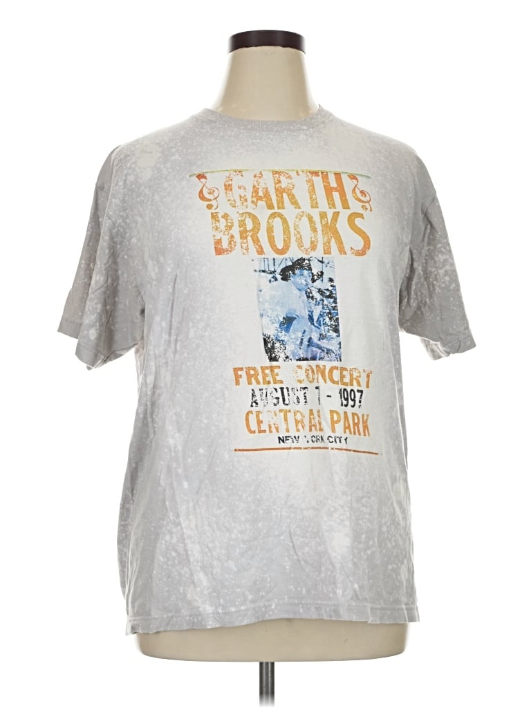 Pre-owned Tultex Short Sleeve T-shirt In Silver