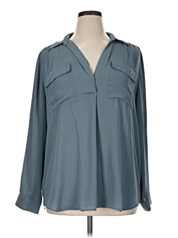 Ann Taylor Long Sleeve Blouse (view 1)