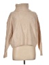 MNG Solid Tan Turtleneck Sweater Size M - photo 1