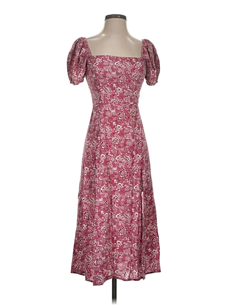 Pre-owned Francesca's Casual Dress In Pink