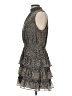 1.State 100% Polyester Animal Print Gray Cocktail Dress Size L - photo 5