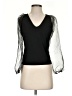 Aqua Black 3/4 Sleeve Top Size XS - photo 1