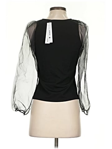 Aqua 3/4 Sleeve Top (view 2)