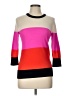 Kate Spade New York 100% Wool Color Block Pink Wool Pullover Sweater Size L - photo 1