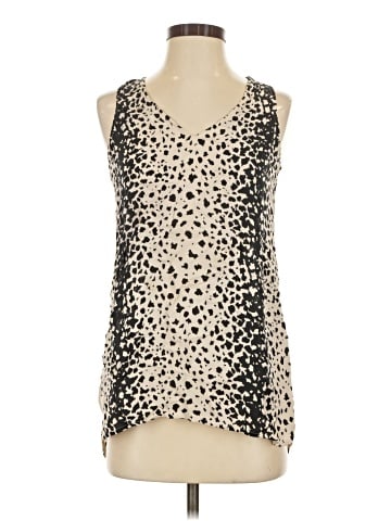 Vince. Sleeveless Silk Top (view 1)