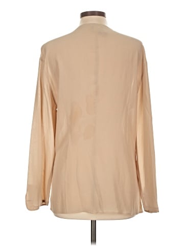 Giorgio Armani Long Sleeve Silk Top (view 2)