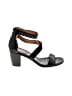 White Mountain Black Sandals Size 7 1/2 - photo 1
