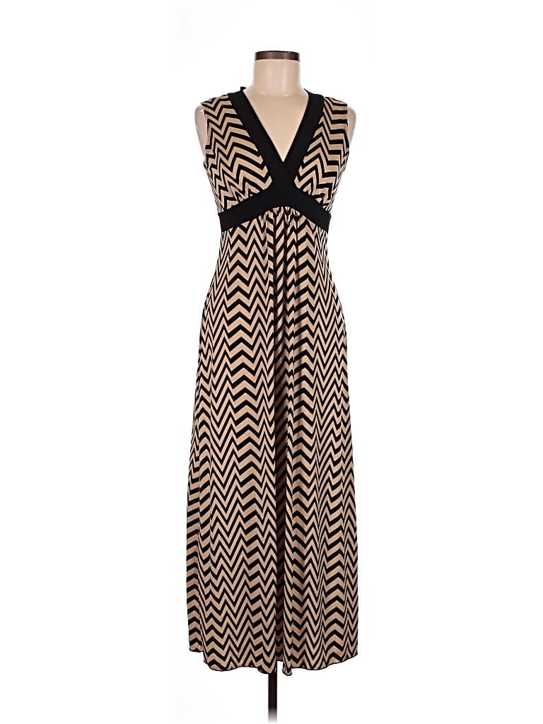 Pre-owned En Focus Studio Casual Dress In Brown