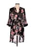 Torrid 100% Polyester Floral Pink Black Long Sleeve Blouse Size Med Plus (00) - photo 1