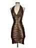 Bebe Metallic Brown Cocktail Dress Size XS - photo 1