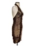Bebe Metallic Brown Cocktail Dress Size XS - photo 4