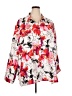 Maggie Barnes 100% Polyester Floral Red 3/4 Sleeve Blouse Size 24 (6) - photo 1