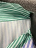 Soft Surroundings Color Block Green Long Sleeve Blouse Size M - photo 4
