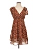 Esprit 100% Polyester Paisley Brown Casual Dress Size 4 - photo 1