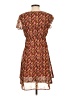 Esprit 100% Polyester Paisley Brown Casual Dress Size 4 - photo 2