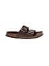 White Mountain 100% Leather Brown Sandals Size 7 - photo 1