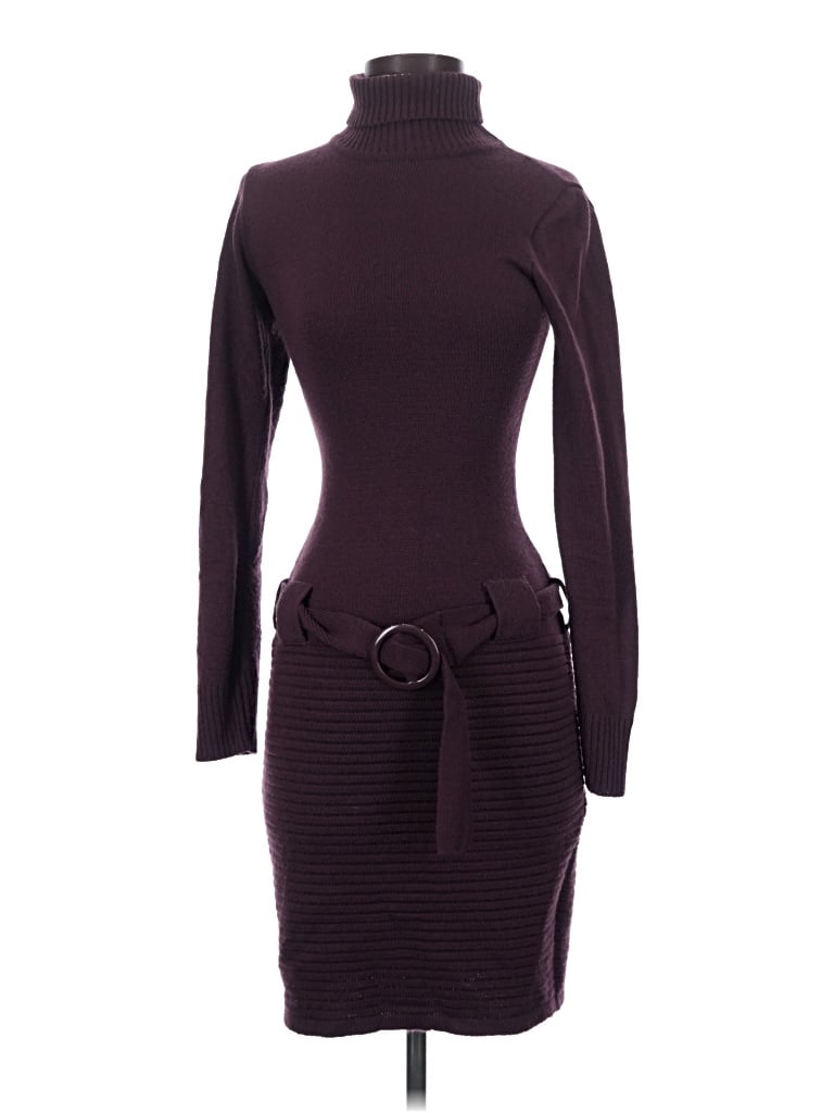 Pre-owned Venus Casual Dress In Burgundy