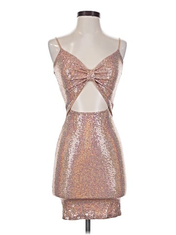 Papaya Cocktail Dress (view 1)
