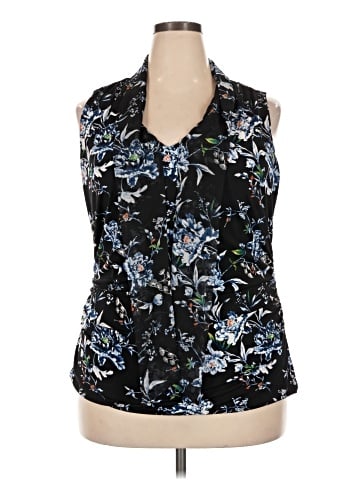 White House Black Market Sleeveless Blouse (view 1)