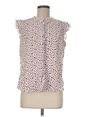 Ann Taylor LOFT Sleeveless Button-Down Shirt (view 1)