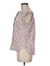 Ann Taylor LOFT Hearts White Sleeveless Button-Down Shirt Size M - photo 5