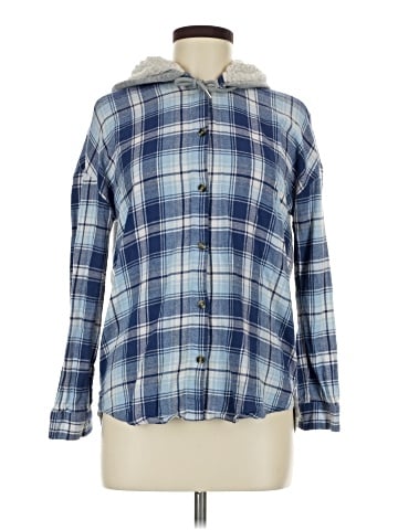 No Boundaries Long Sleeve Button-Down Shirt (view 1)