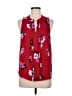 41Hawthorn 100% Polyester Red Sleeveless Blouse Size M - photo 1