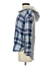 No Boundaries Plaid Blue Long Sleeve Button-Down Shirt Size M - photo 5