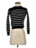 Amicale Stripes Black Turtleneck Sweater Size XS - photo 1
